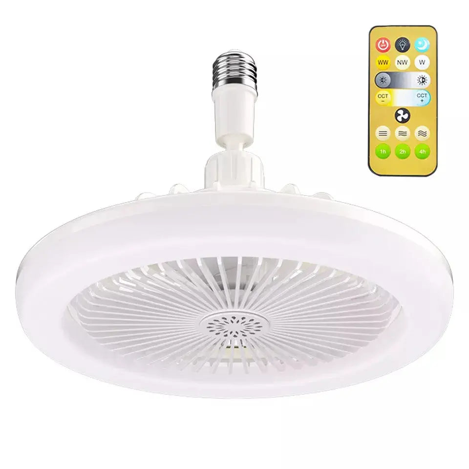 Lámpara de techo 2 en 1 con ventilador y mando a distancia