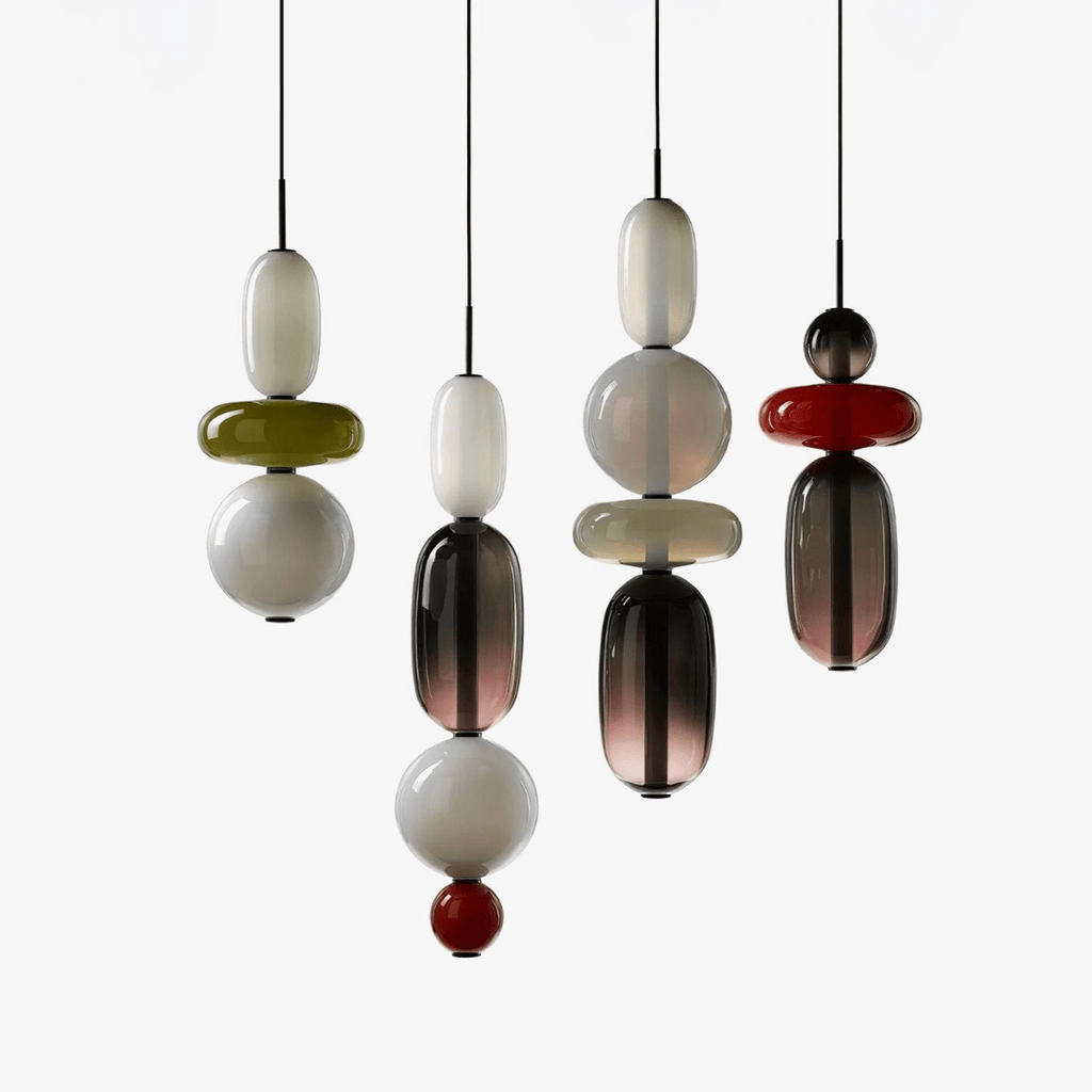 Lámpara decorativa con efecto azúcar