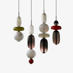 Lámpara decorativa con efecto azúcar
