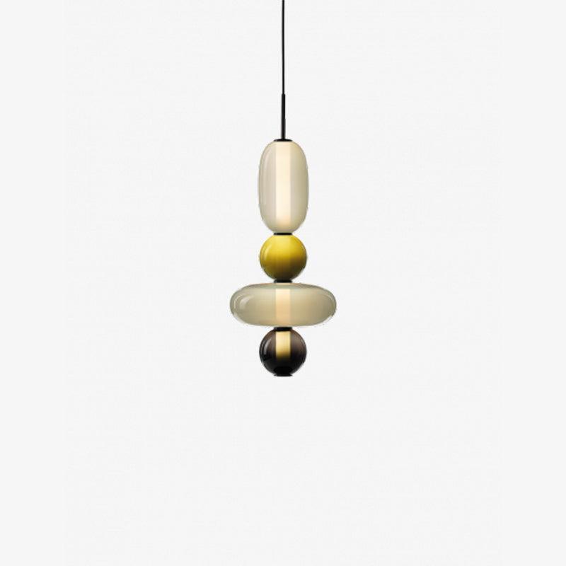 Lámpara decorativa con efecto azúcar