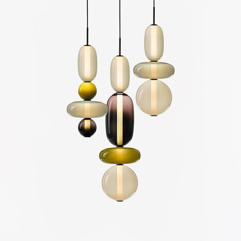 Lámpara decorativa con efecto azúcar