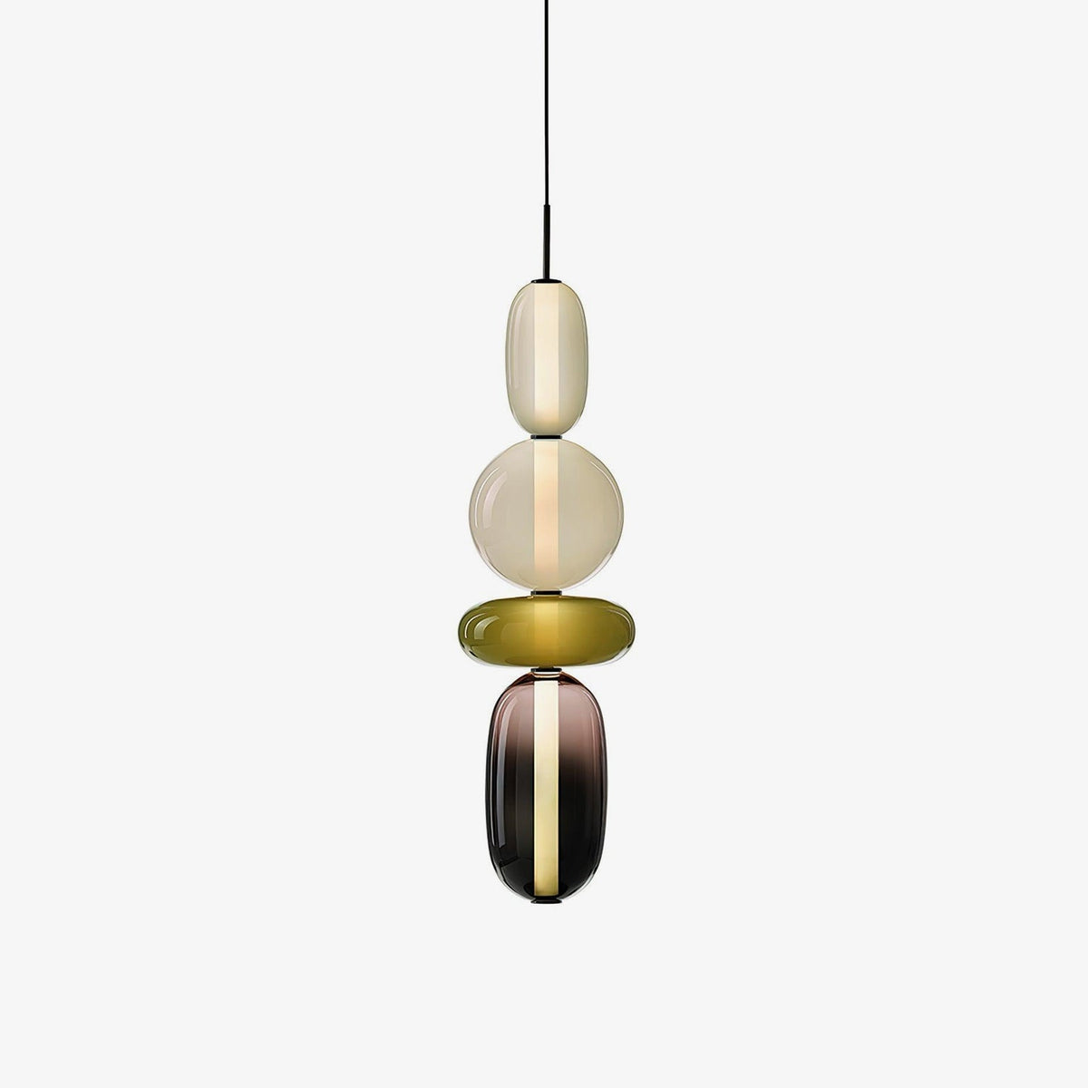 Lámpara decorativa con efecto azúcar