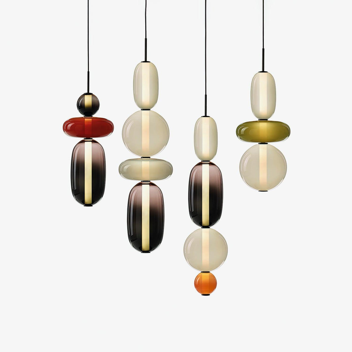 Lámpara decorativa con efecto azúcar