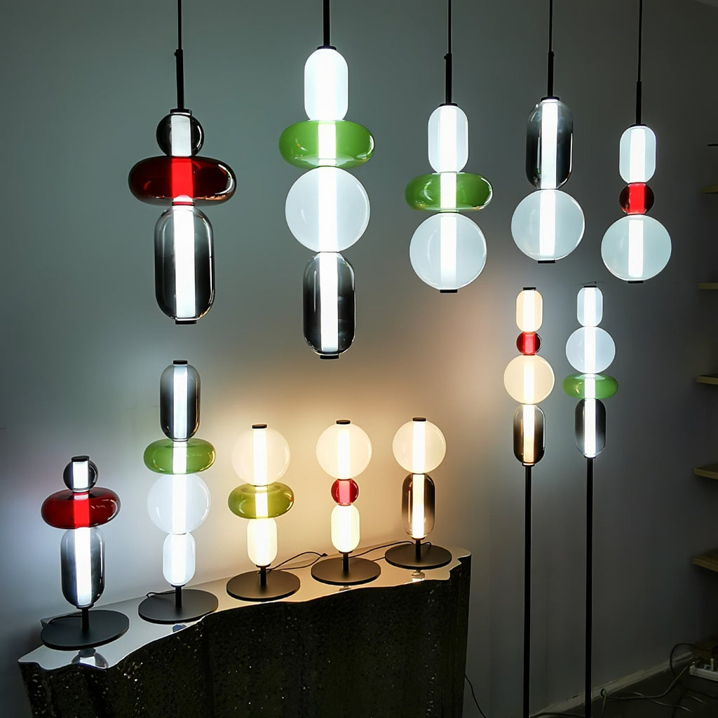 Lámpara decorativa con efecto azúcar