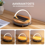 Lámpara LED 3 en 1 con altavoz Bluetooth y cargador inalámbrico
