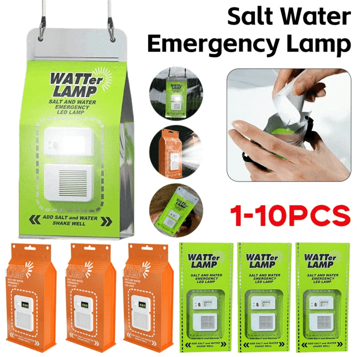 Lámpara LED de agua salada