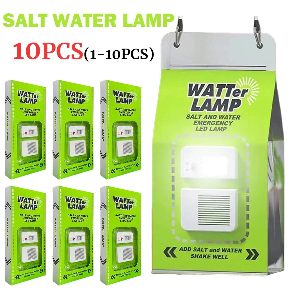 Lámpara LED de agua salada
