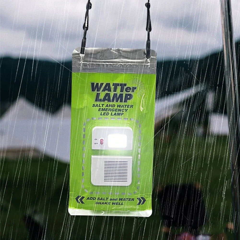 Lámpara LED de agua salada