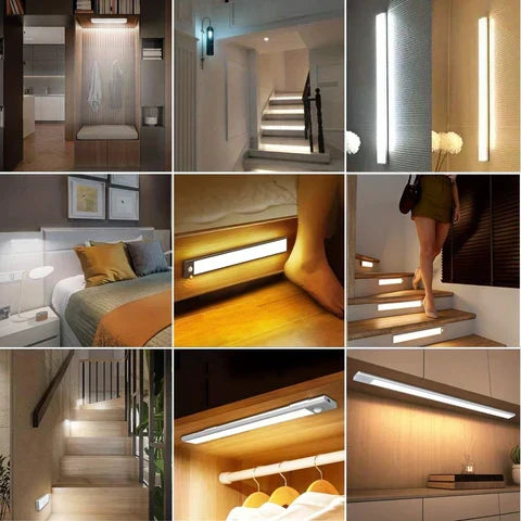 Lámpara LED inalámbrica Lumilux con sensor y tres tonos de luz