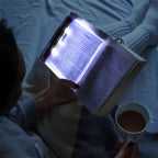 Lámpara LED de lectura plana – Luz nocturna con 2 niveles de brillo y protección ocular