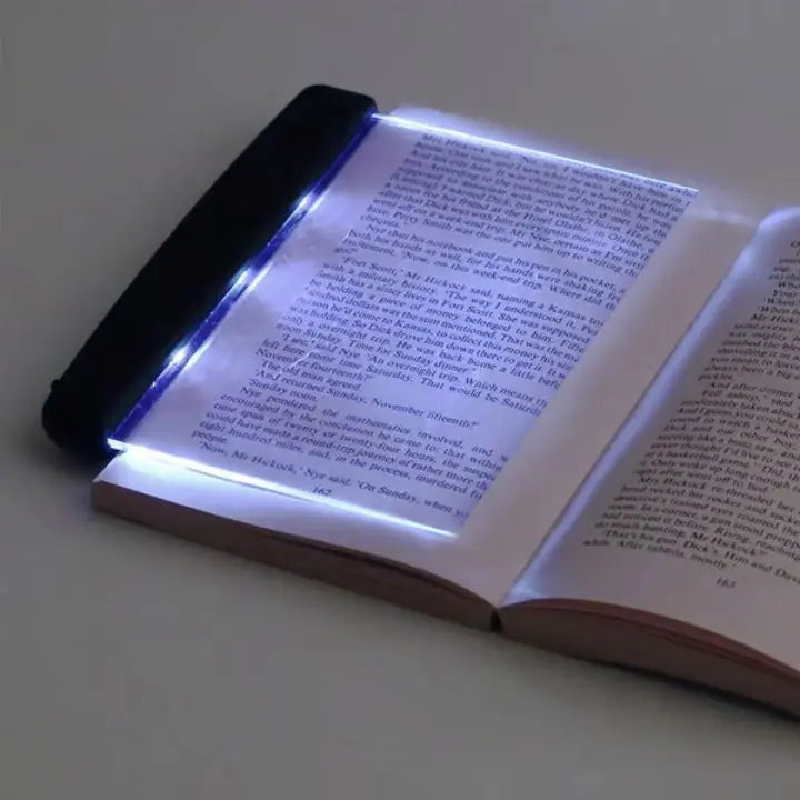 Lámpara LED de lectura plana – Luz nocturna con 2 niveles de brillo y protección ocular