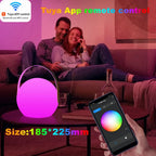 Lámpara LuminaFusion – Lámpara de mesa portátil resistente al agua con mando a distancia