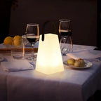 Lámpara LuminaFusion – Lámpara de mesa portátil resistente al agua con mando a distancia