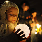 Lámpara de mesita de noche diseño luna LunarLight™
