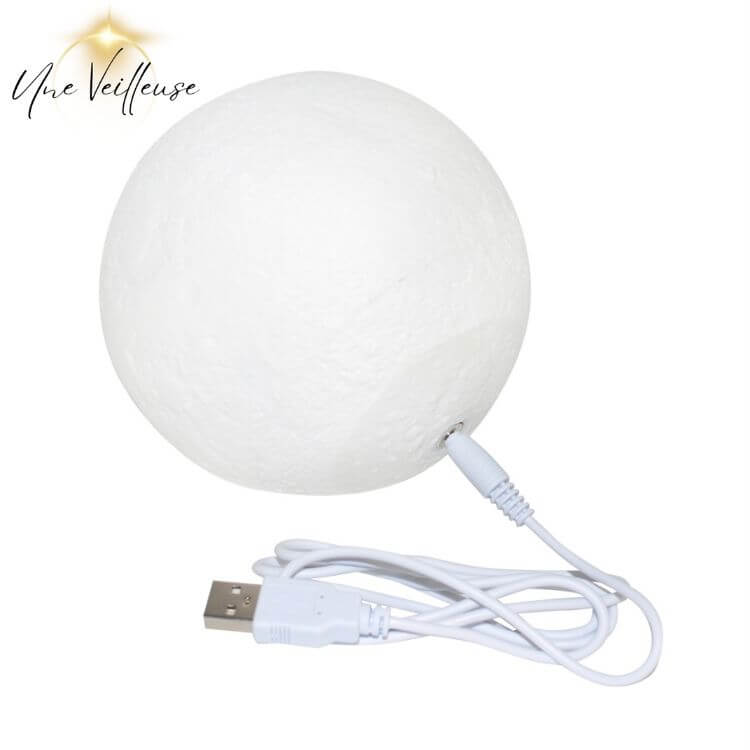 Lámpara de mesita de noche diseño luna LunarLight™