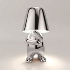 Lámpara de mesita recargable con diseño decorativo moderno