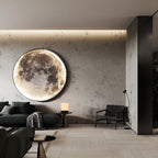 Lámpara de techo o pared 3D LED Luna o Tierra 24-80 cm