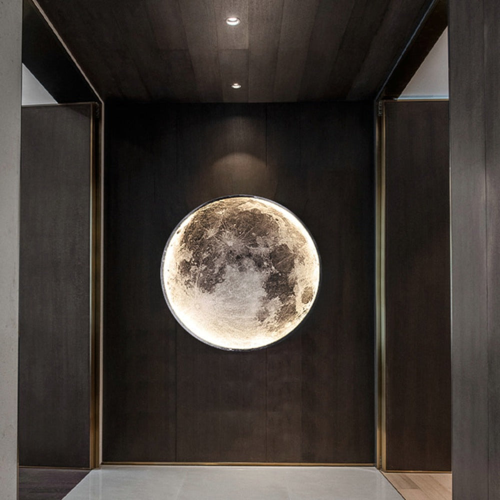 Lámpara de techo o pared 3D LED Luna o Tierra 24-80 cm