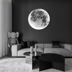 Lámpara de techo o pared 3D LED Luna o Tierra 24-80 cm