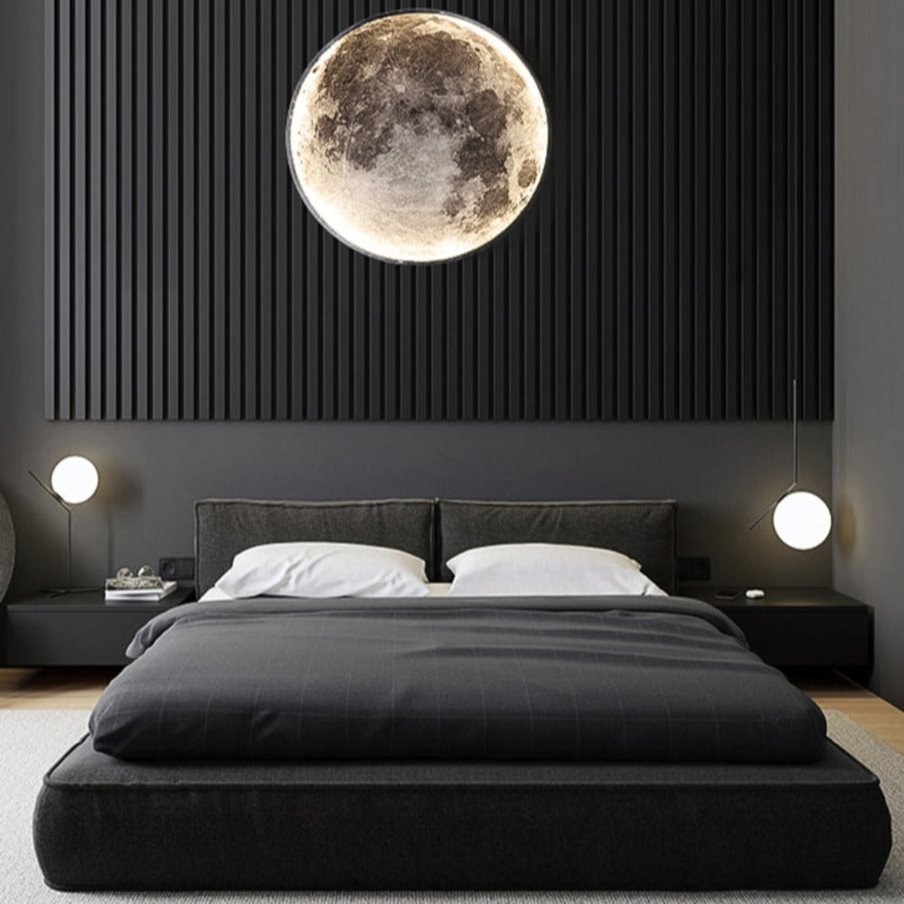 Lámpara de techo o pared 3D LED Luna o Tierra 24-80 cm