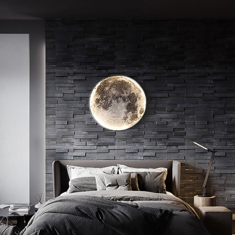 Lámpara de techo o pared 3D LED Luna o Tierra 24-80 cm