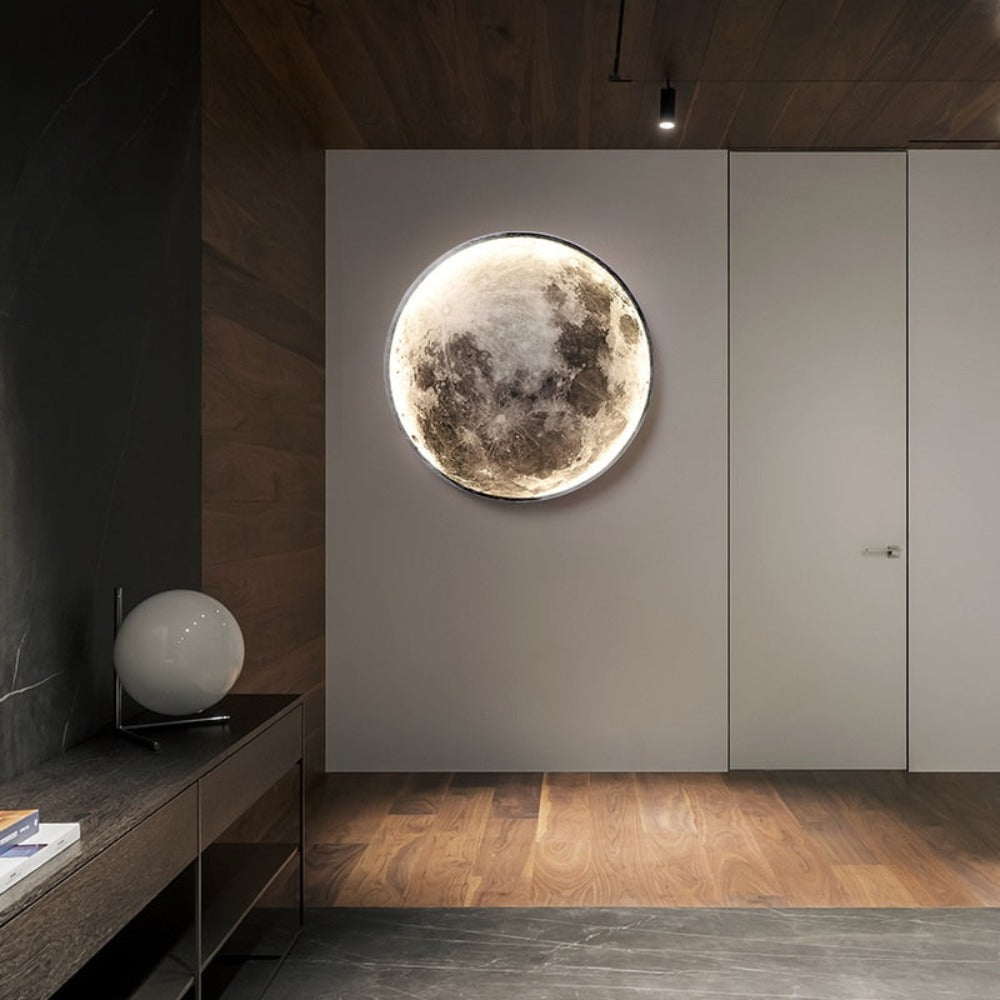 Lámpara de techo o pared 3D LED Luna o Tierra 24-80 cm