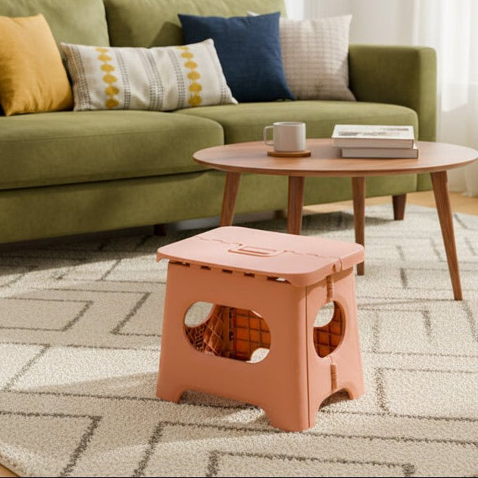 Langley | Taburete plegable con asa integrada para cocina, baño y uso diario