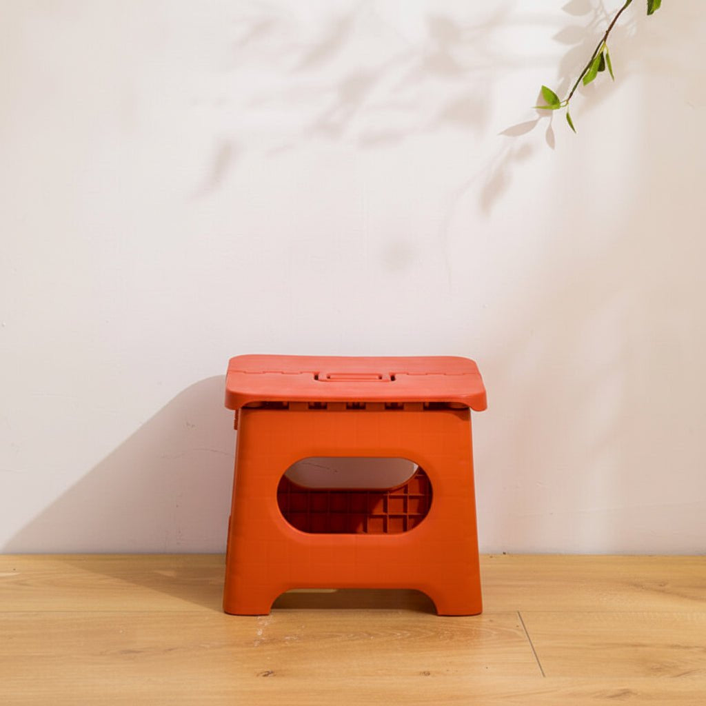 Langley | Taburete plegable con asa integrada para cocina, baño y uso diario