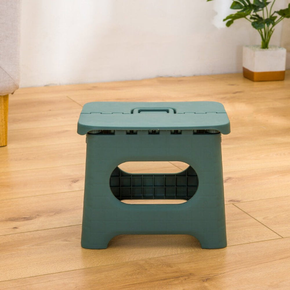 Langley | Taburete plegable con asa integrada para cocina, baño y uso diario