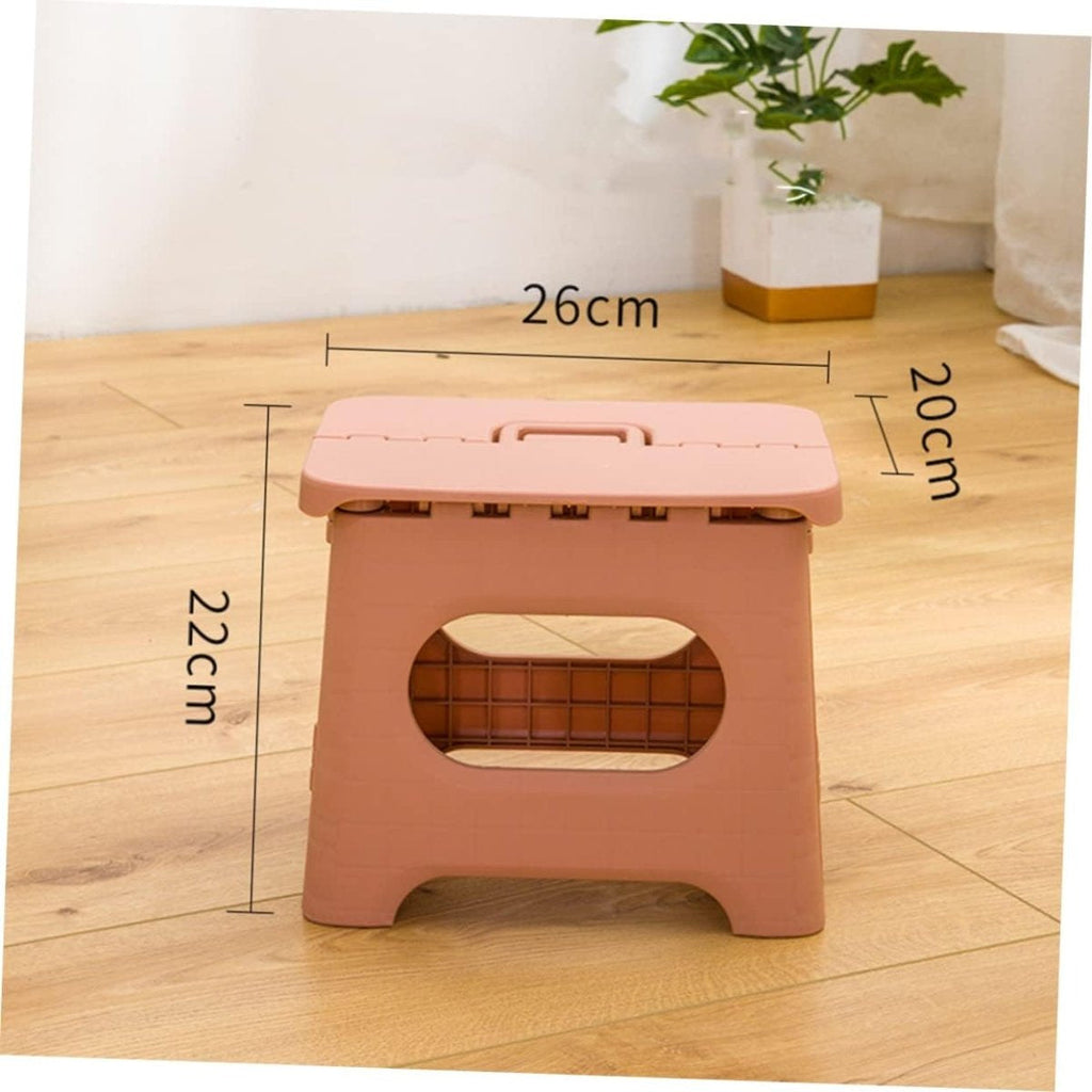 Langley | Taburete plegable con asa integrada para cocina, baño y uso diario