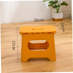 Langley | Taburete plegable con asa integrada para cocina, baño y uso diario