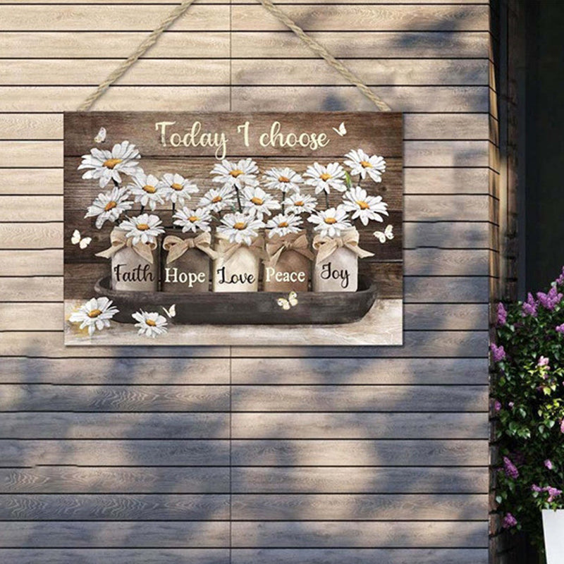 Lienzo decorativo con motivos florales