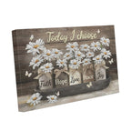Lienzo decorativo con motivos florales