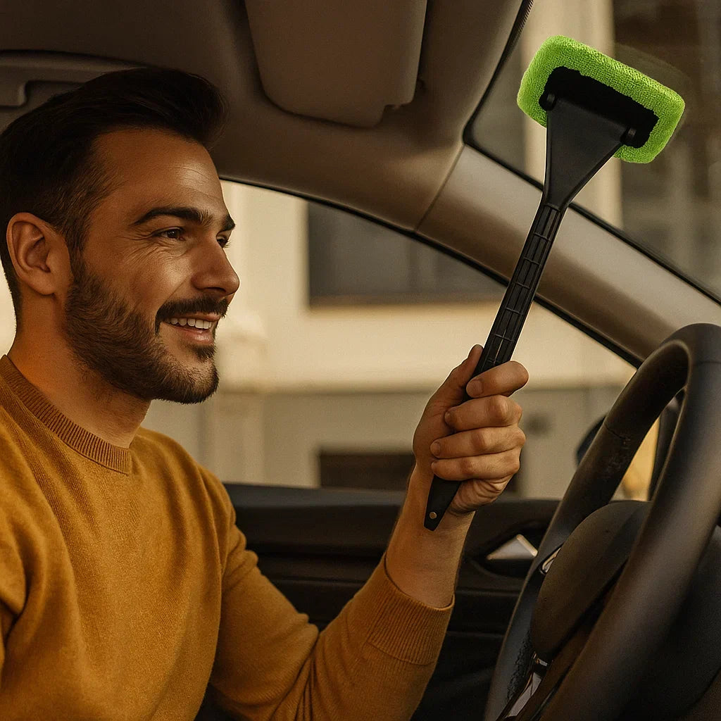 Limpiador de parabrisas de microfibra práctico