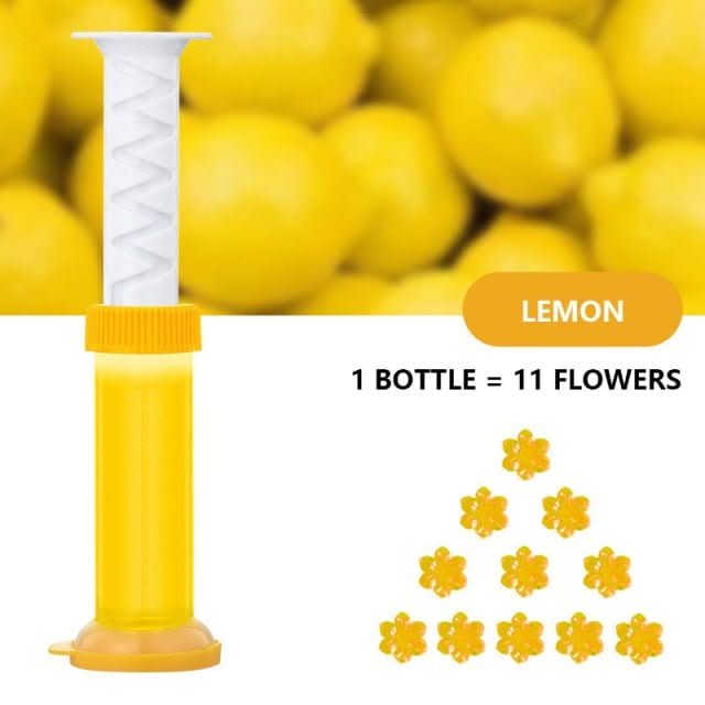 Limpiador de inodoro y ambientador con aroma floral duradero