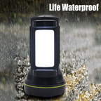Linterna LED con foco lateral – Luz de trabajo portátil para camping y emergencias