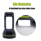 Linterna LED con foco lateral – Luz de trabajo portátil para camping y emergencias