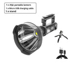 Linterna LED recargable de alta potencia 90.000 lúmenes
