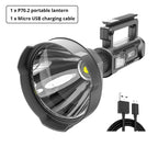 Linterna LED recargable de alta potencia 90.000 lúmenes