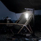 Linterna LED recargable con filtros de colores y función de luz de camping