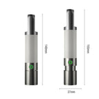 Linterna LED recargable con filtros de colores y función de luz de camping