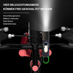 Linterna LED recargable con mosquetón para exterior