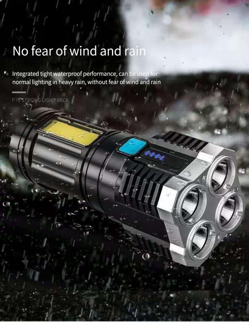 Linterna potente recargable LED