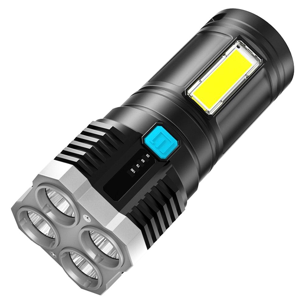 Linterna potente recargable LED