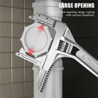 Llave ajustable multifunción para fontanería y baño