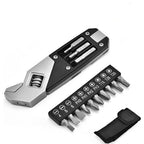 Llave Allen multifunción plegable de acero inoxidable con destornillador