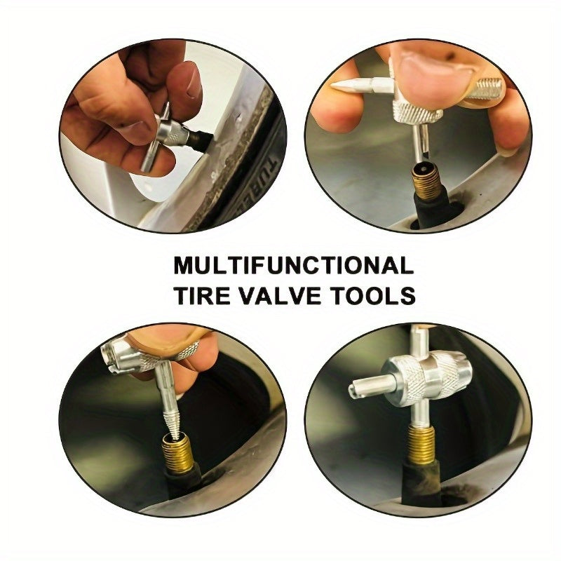 Llave extractora de núcleos de válvula CoreMate 4 en 1