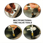 Llave extractora de núcleos de válvula CoreMate 4 en 1