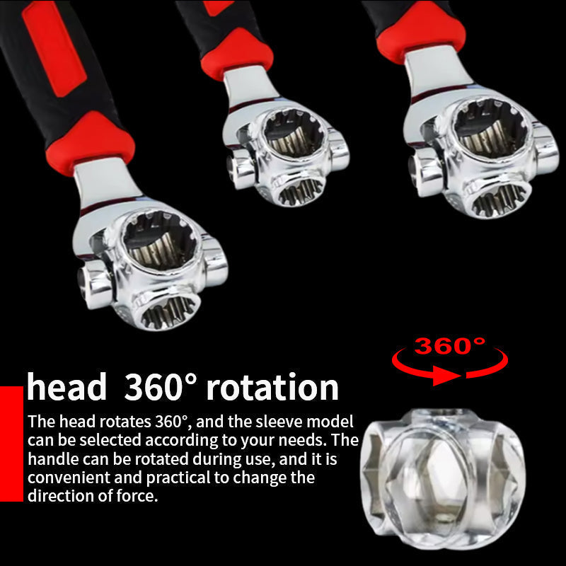Llave inglesa universal 52 en 1 con carraca
