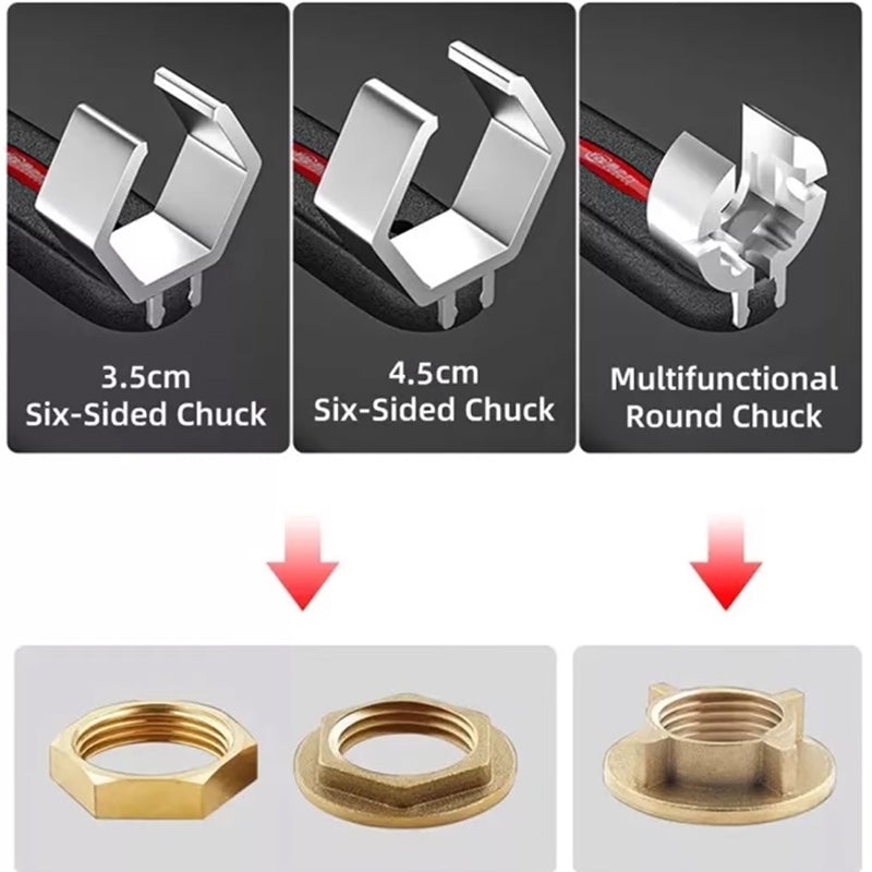 Llave multifunción para grifería y fontanería